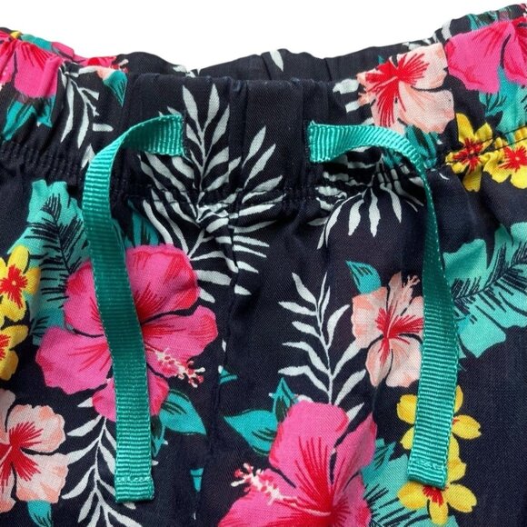 Gap Kids Tropical Floral Sleep Shorts Size 12 Years - Picture 3 of 5
